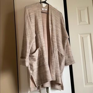 Tan cardigan